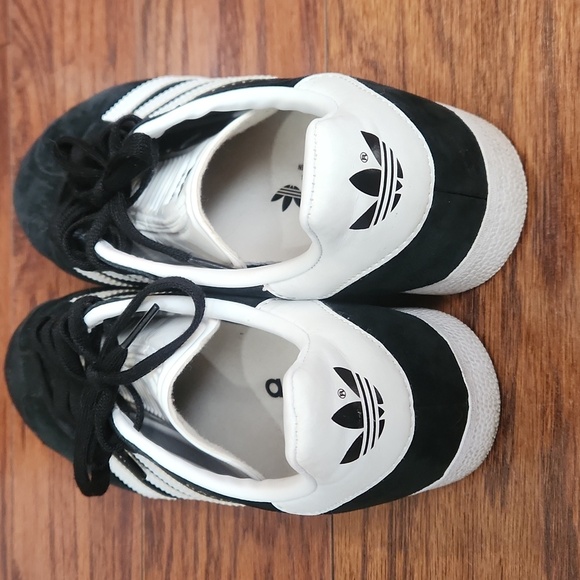 Adidas Gazelle Black & White Sneakers - Picture 3 of 6